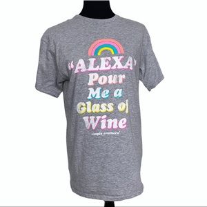 Simply Southern Shirt Medium Alexa Wine D263